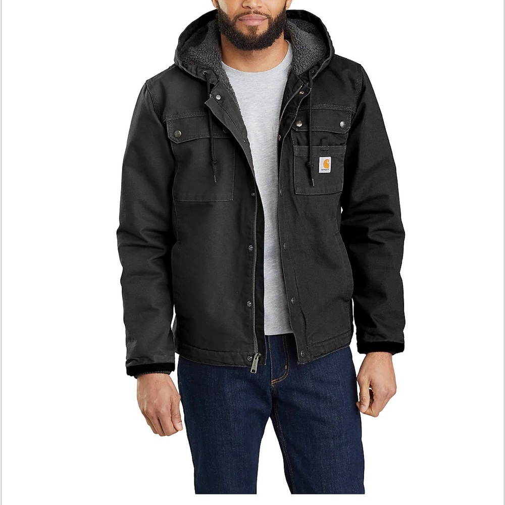 Carhartt fleece lined utility jacket